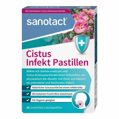 sanotact®Cistus Infection Pastilles, 30 ks sanotact®Cistus Infection Pastilles, 30 ks
