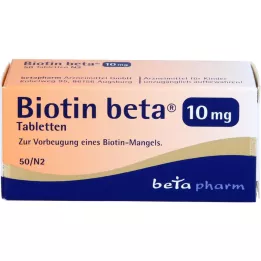 BIOTIN BETA 10 mg tablet, 50 ks