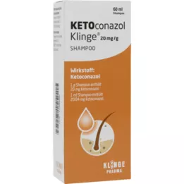 KETOCONAZOL Klinge 20 mg/g šamponu, 60 ml