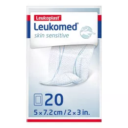 LEUKOMED citlivá kůže sterilní 5x7,2 cm, 20 ks