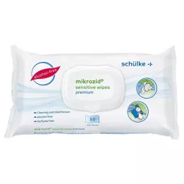 MIKROZID citlivé ubrousky premium Des.MP+Flä.Softp., 50 ks