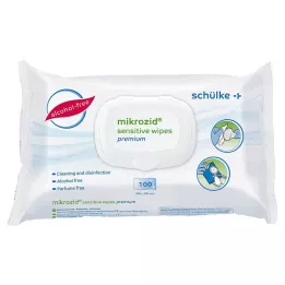 MIKROZID citlivé ubrousky premium Des.MP+Flä.Softp., 100 ks
