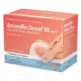 Amorolfine Dexcel 50 mg/ml aktivní složka lak na nehty (2,5 ml)
