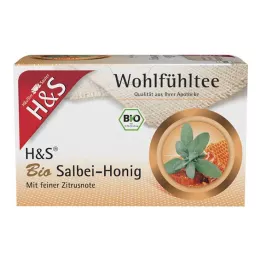 H&amp;S Bio šalvějový med filtrační sáčky, 20X2 g