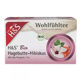 H&amp;S Bio šípkové-ibiškové filtrační sáčky, 20X3,0 g