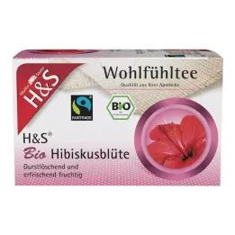 H&amp;S Bio filtrační sáčky z květů ibišku, 20X1,75g