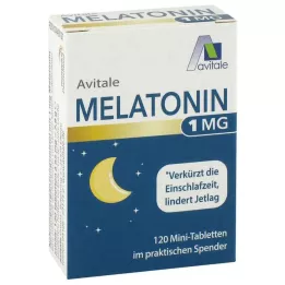 MELATONIN 1 mg minitablety v dávkovači, 120 ks