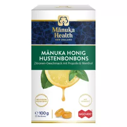 Manuka Health MgO 400+ kašel Bonbons citron, 100 g