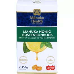 Manuka Health MgO 400+ kašel Bonbons citron, 100 g