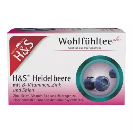 H&S Borůvka s vitamíny B zinek a selen Fbtl., 20X2,5 g