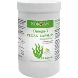NORSAN Omega-3 Vegan Kapselln, 80 ks