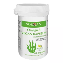 NORSAN Omega-3 veganské kapsle, 80 ks