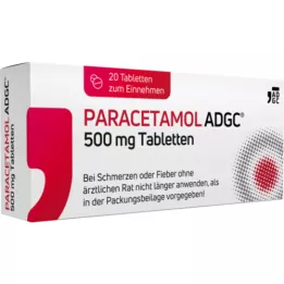 PARACETAMOL ADGC 500 mg tablet, 20 ks