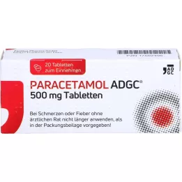 PARACETAMOL ADGC 500 mg tablety, 20 ks