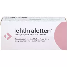 ICHTHRALETTEN 200 mg žaludeční -rezistentní tablety, 84 ks