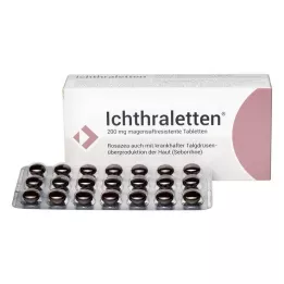 ICHTHRALETTEN 200 mg enterosolventní tablety, 84 ks
