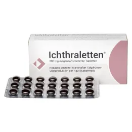 Ichthraletten® 200 mg tablety na růžovku, 168 kusů