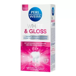 PERLWEISS Bílá &amp; Lesklá zubní pasta, 50 ml