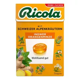 RICOLA o.Z.Box Zázvorové pomerančové mátové bonbony, 50 g