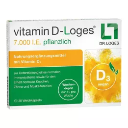 VITAMIN D-LOGES 7 000 IU bylinný týdenní depot, 30 ks