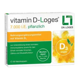 VITAMIN D-LOGES 7 000 IU bylinný týdenní depot, 90 ks