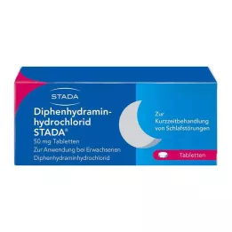 DIPHENHYDRAMINHYDROCHLORID STADA 50 mg tablety, 20 ks