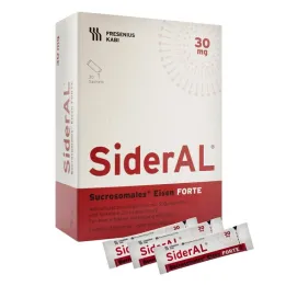 Sideral Iron Forte 30 mg granule z materiálu citrusových plodů, 30 ks