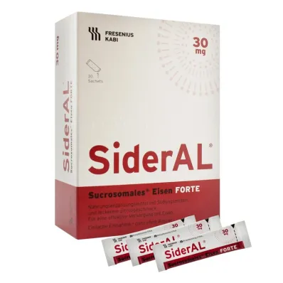 Sideral Iron Forte 30 mg granule z materiálu citrusových plodů, 30 ks