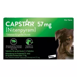 CAPSTAR 57 mg tablety pro velké psy, 1 ks