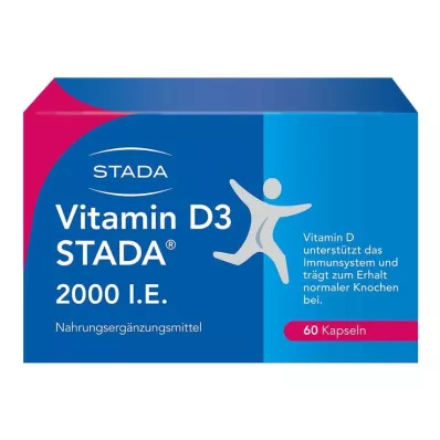 VITAMIN D3 STADA 2000 I.E. kapsle, 60 ks VITAMIN D3 STADA 2000 I.E. kapsle, 60 ks