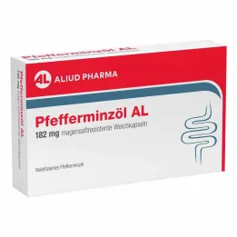 Mátový olej AL 182 mg enterosolventní měkké tobolky pro syndrom dráždivého tračníku, 30 ks