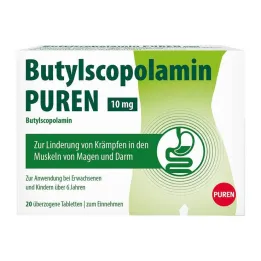 Butylskopolamin PUREN 10 mg tablety, 20 ks
