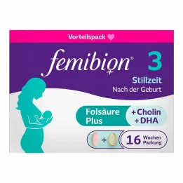 Kombinované balení kojení Femibion 3, 2x112 ks
