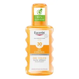 Eucerin Opalovací olej Control Body transparentní sprej LSF 30, 200 ml