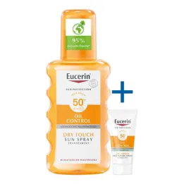 Eucerin Opalovací olej Kontrolní tělový transparentní sprej LSF 50 + , 200 ml
