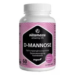 D-MANNOSE HOCHDOSIERT veganské kapsle, 60 ks