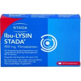 IBU-LYSIN STADA 400 mg potahované tablety, 10 ks