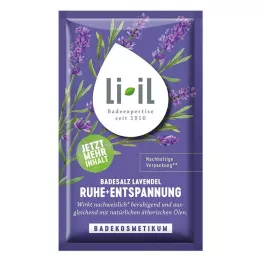 LI-IL Levandulová koupelová sůl odpočinek+relaxace, 80g