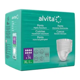 Inkontinenční kalhotky Alvita maxi xl, 14 ks