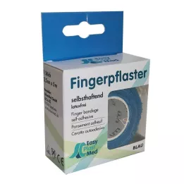 UM EASYPLAST Náplast na prst samolepící 2,5 cm x 5 m modrá, 1 kus