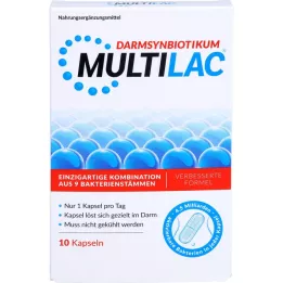 MULTILAC Střevní synbiotické tobolky žaludeční šťávy, 10 ks