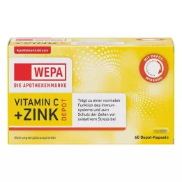 WEPA Vitamín C+Zinkové kapsle, 60 ks