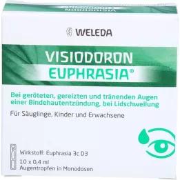 VISIODORON Euphrasia Eye Drops, 10x0,4 ml