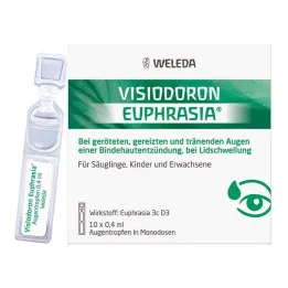 Visiodoron Euphrasia oční kapky v monodávkách, 10X0,4 ml