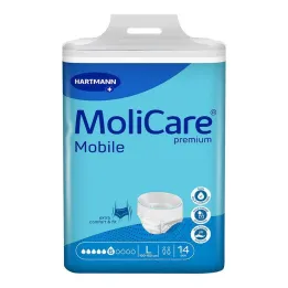 Molicare Premium Mobile 6 kapek velikost L, 14 ks
