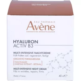 AVENE Hyaluron Activ B3 Multiintenzivní noční krém, 40 ml