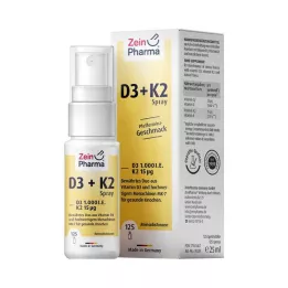 VITAMIN D3+K2 1000 IU sprej, 25 ml