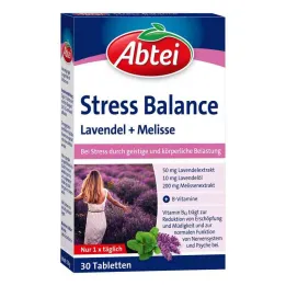 Abbey Stress Balance Lavender + Melissa Tablets Tf (30 kusů)