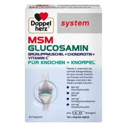 Kapsle Doppelherz MSM Glukosaminový systém, 60 ks