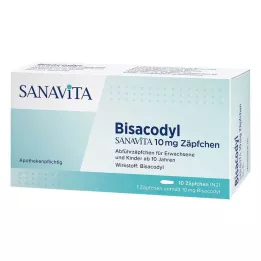 BISACODYL SANAVITA 10 mg doplňků, 10 ks